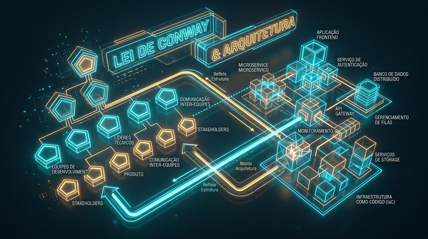 A Lei de Conway e a Arquitetura de Soluções: Como a Estrutura Organizacional Molda o Design de Sistemas